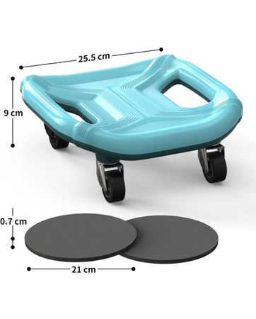 ROLLER Proiron ABDOMINAL DO ĆWICZEŃ MIĘŚNI BRZUCHA