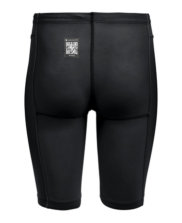 Strój startowy chłopięcy Arena Junior Powerskin Impulso Jammer Black Teal