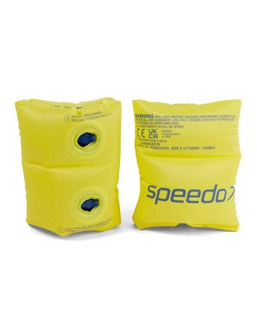 SPEEDO RĘKAWKI JUNIOR ROLL UP ARMBANDS IU FLUO YELLOW 8-06945A878 ONE SIZE