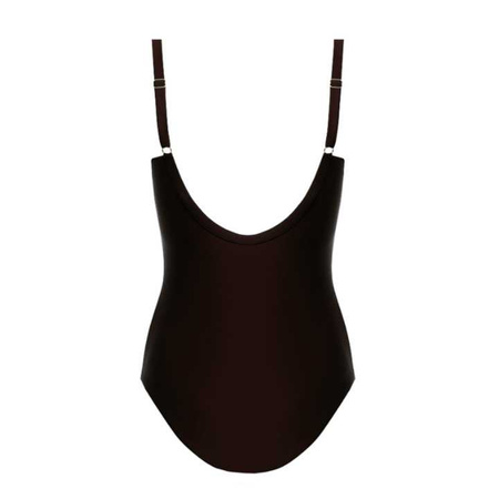 Strój kąpielowy damski jednoczęściowy plażowy Self Gold 7 Black