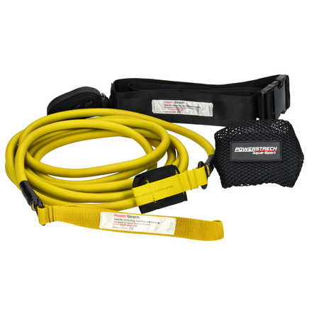 Guma treningowa do pływania Aqua-Sport Powerstrech Long Belt Slider Resistance + Worek Gratis