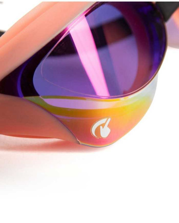 Okulary pływackie na basen Arena Cobra Core Swipe Mirror Violet Coral