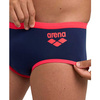Slipy kąpielowe męskie Arena Men's One Briefs Swim Logo Big Logo Navy Fluo Red