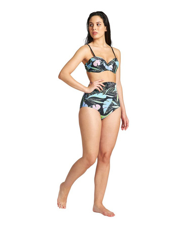 Strój kąpielowy damski Arena Women's Cecilia Two Pieces Black Multi Black