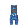 Dziewczęcy strój startowy Arena Girl's Powerskin ST Next LE Open Back Junior Splashy Multicolor 