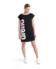 ARENA SUKIENKA WOMEN'S LOGO DRESS BLACK WHITE 007394/501 S
