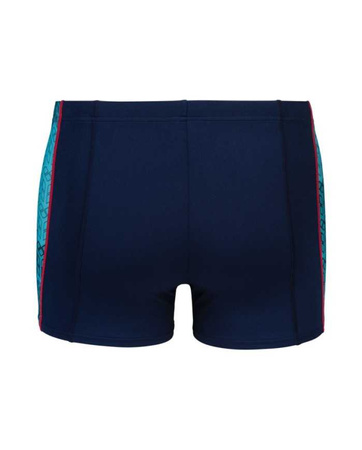Kąpielówki bokserki męskie Arena Men's Camo Kikko Short Navy Water Multi
