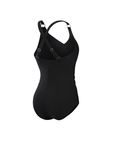 Strój kąpielowy jednoczęściowy damski na basen Speedo V Shaping Black