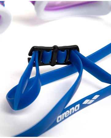 Okulary pływackie na basen Arena Python Violet White Blue