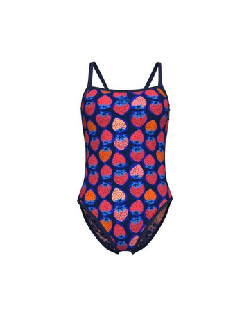 Strój kąpielowy damski jednoczęściowy Arena Women's Reversible Swimsuit Challenge Back Navy Multi