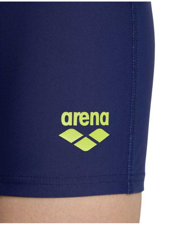 Kąpielówki bokserki chłopięce Arena Boy's Multi Pixels Swim Short Navy Multi Soft Green