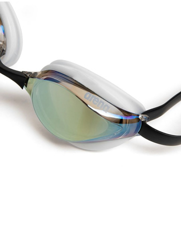 Okulary pływackie treningowe Arena Python Mirror Gold White Black