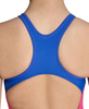 Strój kąpielowy dziewczęcy Arena Girls Kikko V Swim Pro Back Blue China Calypso Coral