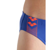 Slipy kąpielowe chłopięce Arena Boy Linear Serigraphy Junior Brief Royal Floreale