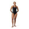 Strój kąpielowy jednoczęściowy damski na basen Speedo Placement Black Green
