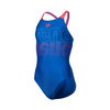 Strój kąpielowy dziewczęcy Arena Girls Swimsuit V Back Graphic Royal Fluo Red