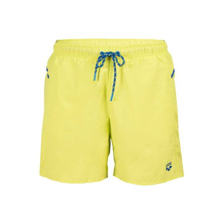 Spodenki szorty męskie Arena Men Pro File Beach Boxer Soft Green Neon Blue
