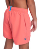 Szorty kąpielówki chłopięce Arena Boy's Junior Fundamentals Logo Boxer Calypso Coral Blue Cosmo
