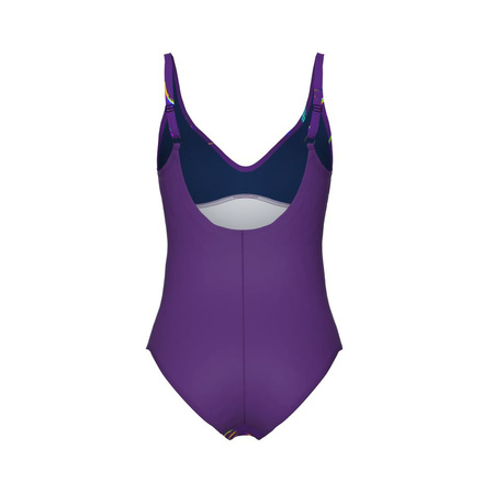 Damski strój kąpielowy na basen jednoczęściowy Arena Abyss Violet