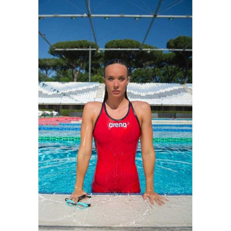 Okulary startowe pływackie na basen Arena Airspeed Clear Turquoise