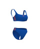 Strój kąpielowy damski Arena Women's Icons Bralette Two Pieces Blue China Coral