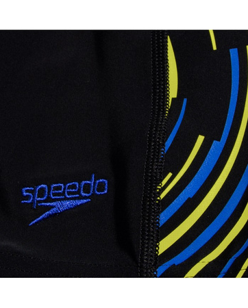 Kąpielówki chłopięce spodenki kąpielowe Speedo Plastisol Placement Black