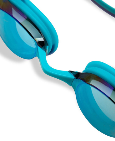 Okulary pływackie dla dzieci Arena Junior Python Mirror Emerald Peacock Plum
