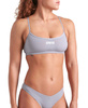Damski strój kąpielowy dwuczęściowy na basen bikini Arena Bandeau Grey