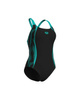 Strój kąpielowy damski Arena Women's Swim Pro Back Graphic Black Water