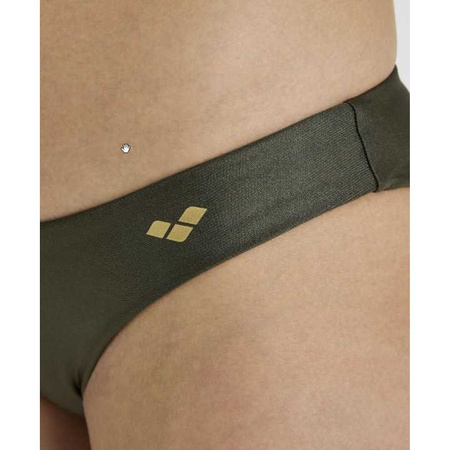 Strój kąpielowy damski Arena Triangle Bikini Solid Dark Olive