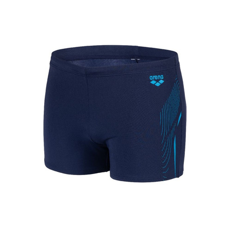 Kąpielówki męskie Arena Men's Swim Short Graphic Navy Turquoise