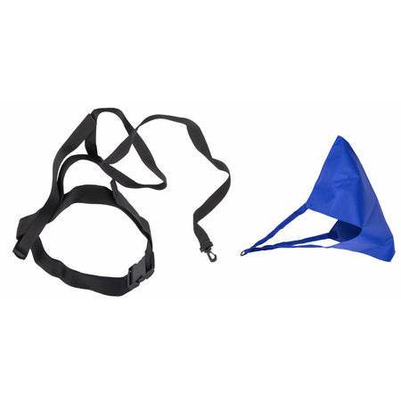 Spadochron oporowy treningowy z pasem Aqua-Sport Swim Parachute