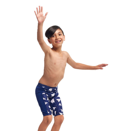 Kąpielówki jammery na basen chłopięce Funky Trunks Paper Plain