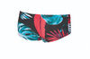 Kąpielówki męskie chłopięce Arena Men's Boy's Tropical Leaves Low Waist Short Black Multi