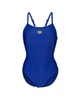 Strój kąpielowy damski Arena Women's Solid Swimsuit Lightdrop Back Neon Blue