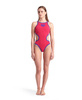Strój kąpielowy damski Arena Women's One Big Logo One Piece Freak Rose Neon Blue