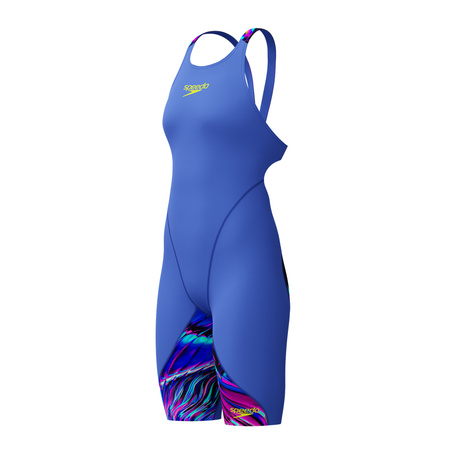 Strój startowy pływacki dla dziewczynek Speedo LZR Ignite Blue
