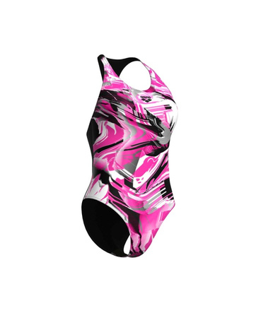 Strój kąpielowy damski Arena Women's Imagination Y Back Black Multi