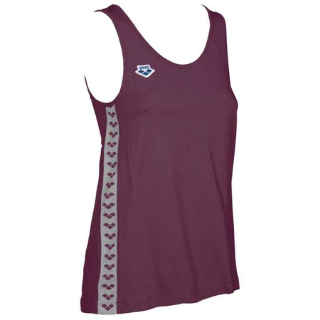 Top damski Arena Women Tank Top Team Icons Red Wine