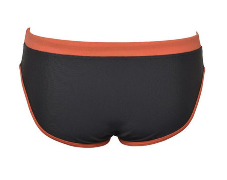 Kąpielówki slipy męskie Arena Men's Fundamentals Borders Brief Asphalt Floreale