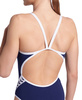 Damski strój kąpielowy jednoczęściowy Arena Women's Icons Super Fly Back Solid Navy-White