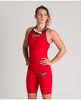 Strój startowy damski Arena Women's Powerskin Carbon Air2 Close Back Red