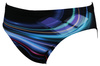 Kąpielówki slipy męskie Arena Men's Flashing Brief Black Royal Multi