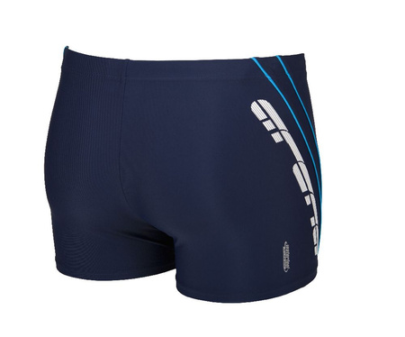 Kąpielówki bokserki męskie Arena Men's Bystar Short Navy Pix Blue White