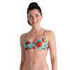 Góra od stroju kąpielowego damskiego Arena Women's Bandeau Live Martinica Multi