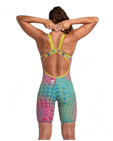 Strój startowy damski Arena Women's Powerskin Carbon Air2 Limited Edition Open Back Aurora Cayman