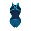 Strój kąpielowy damski Arena Women's One BigLogo One Piece Blue Cosmo Water