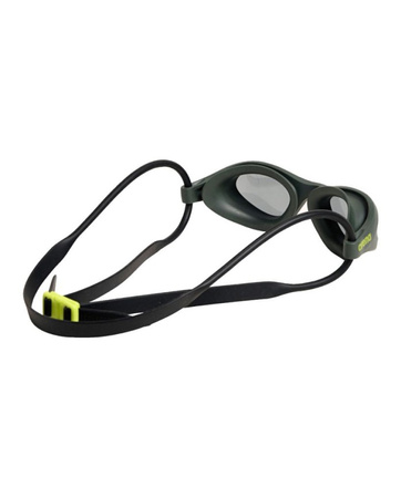 Okulary pływackie na basen Arena 365 Goggles Smoke Deep Green Black