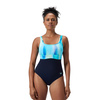 Strój kąpielowy jednoczęściowy damski na basen Speedo Shaping Eclipse Navy