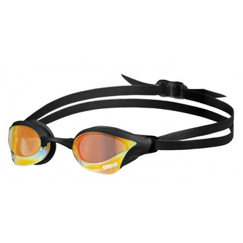 Okulary pływackie na basen arena cobra core swipe yellow-copper-black